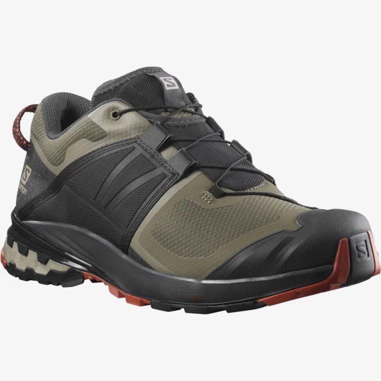 Salomon Xa Wild Men's Trail Running Shoes Black / Olive | CA 62M49